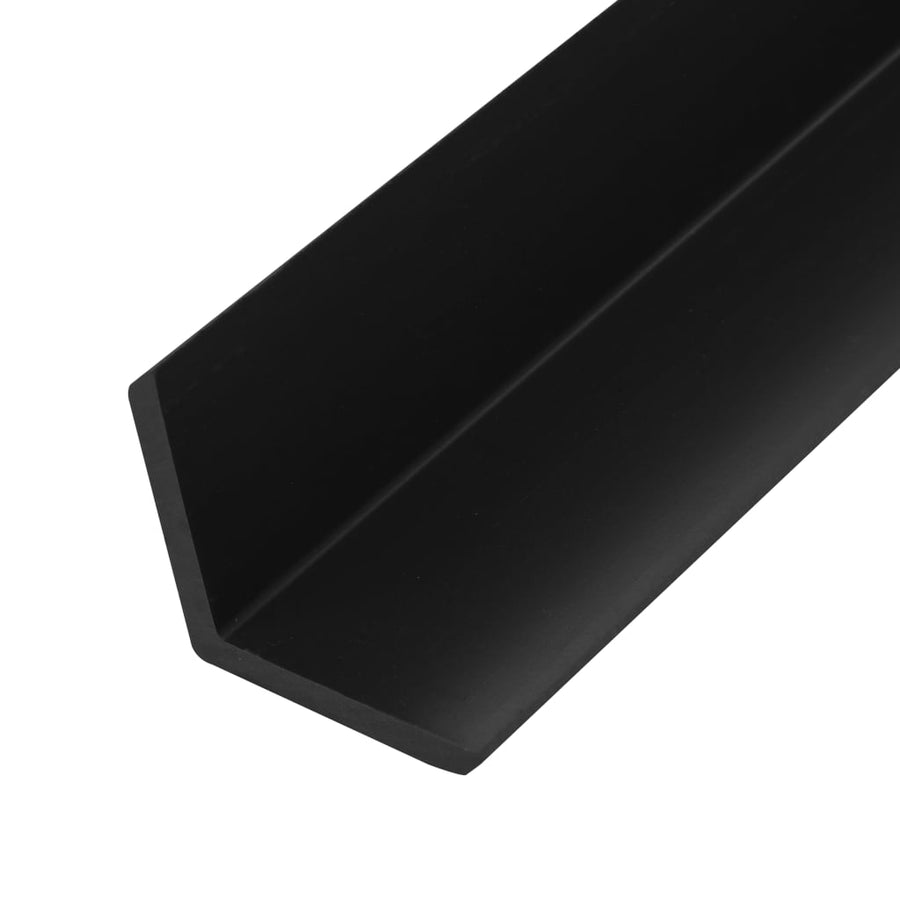 Terras hoekplinten 5 st 170 cm HKC zwart