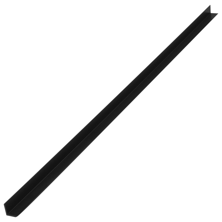 Terras hoekplinten 5 st 170 cm HKC zwart