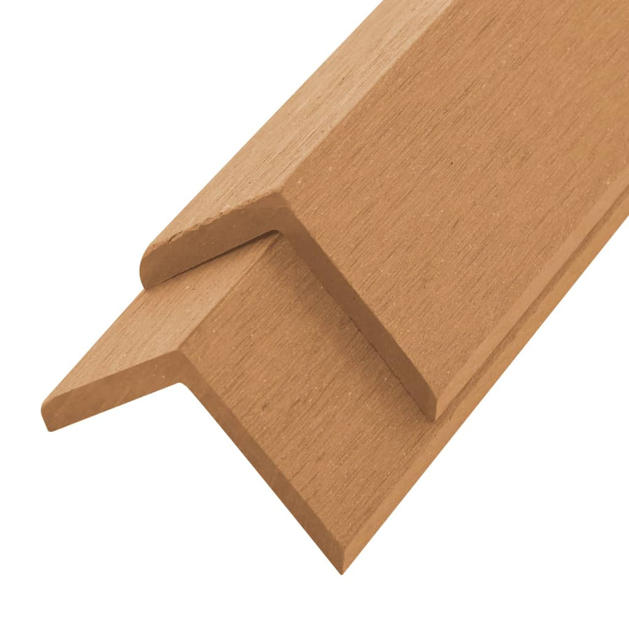 Terras Hoekplinten 5 St 70 Cm Hkc Ig Teakkleur
