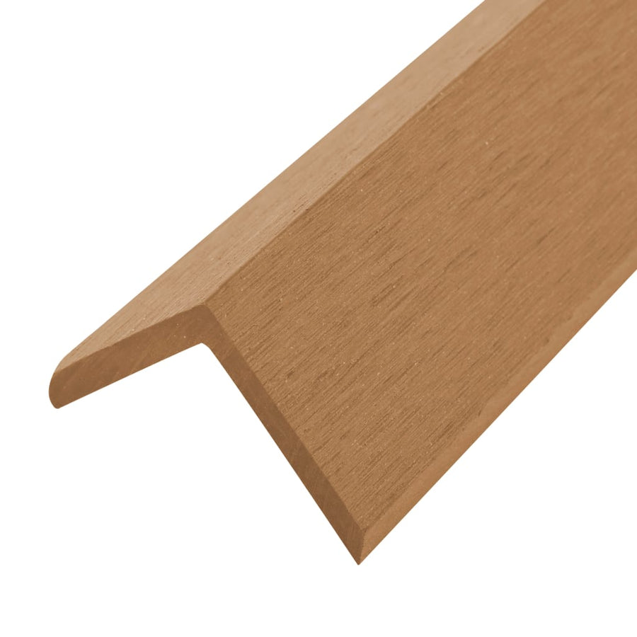 Terras Hoekplinten 5 St 70 Cm Hkc Ig Teakkleur