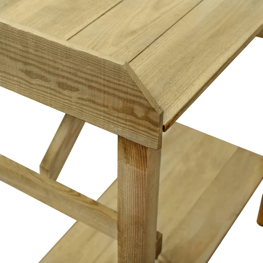 Oppottafel 75X40X90 Cm Geïmpregneerd Grenenhout