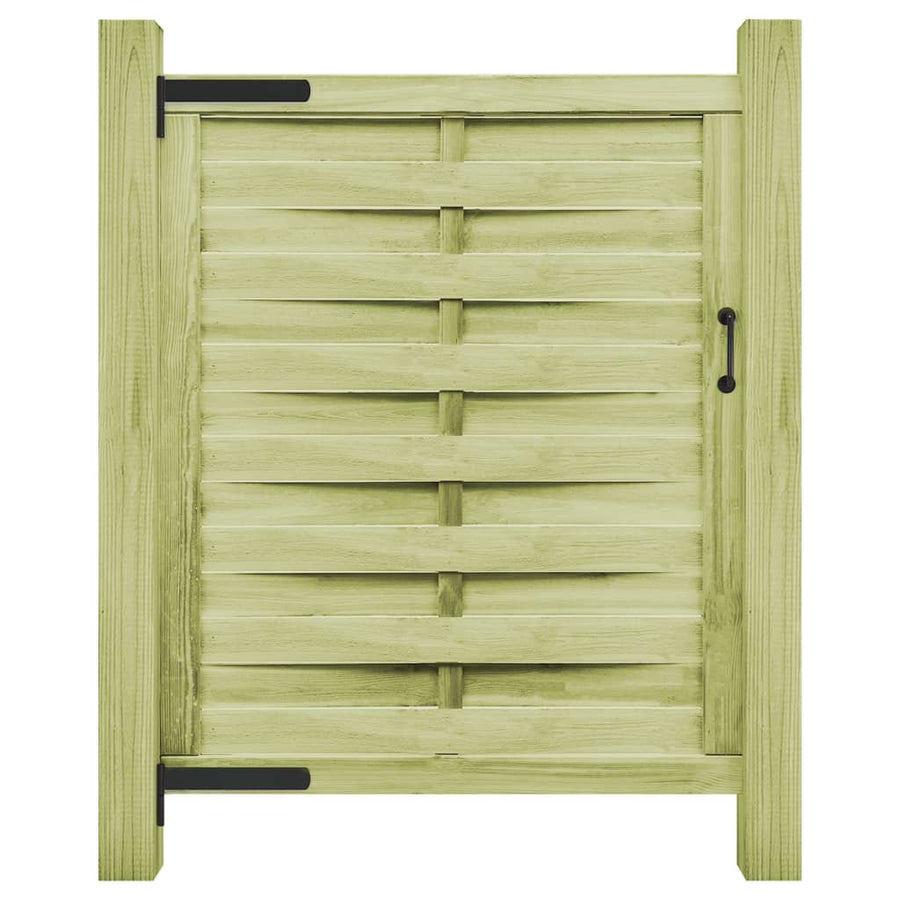 Poort 100X125 Cm Groen Geïmpregneerd Grenenhout