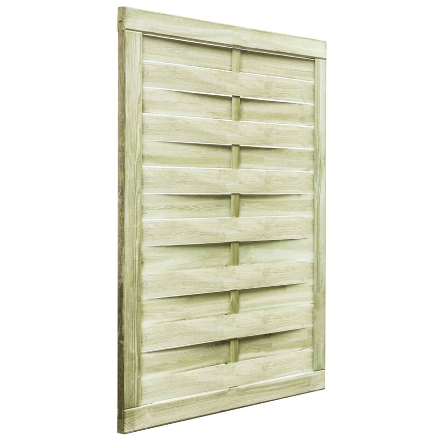 Poort 100X125 Cm Groen Geïmpregneerd Grenenhout