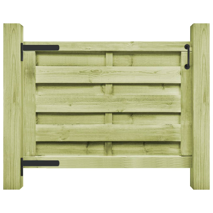 Poort Geïmpregneerd Grenenhout Groen 100 x 75 cm