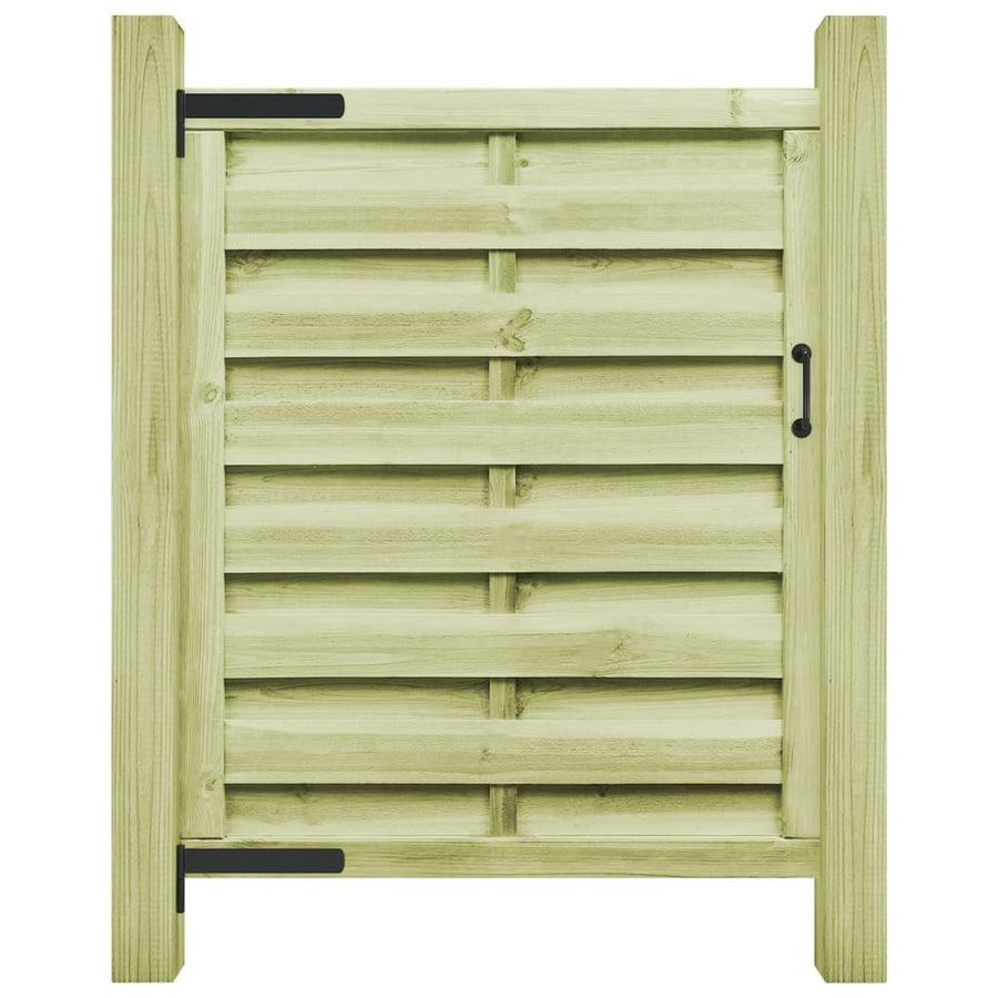 Poort 100x125 cm geïmpregneerd grenenhout groen 100 x 125 cm