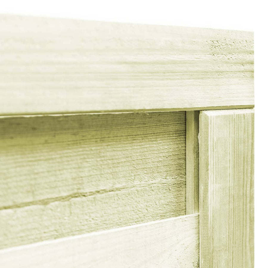 Poort 100x125 cm geïmpregneerd grenenhout groen 100 x 125 cm