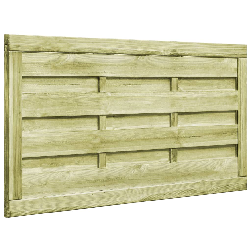Poorten 2 st 150x75 cm geïmpregneerd grenenhout groen 150 x 75 cm