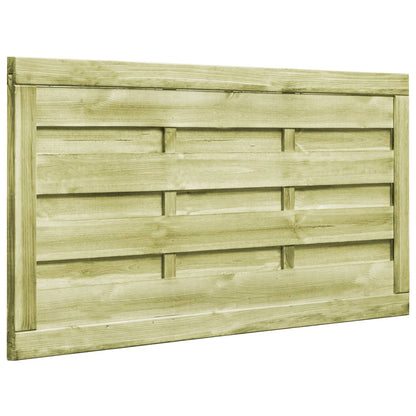 Poorten 2 st 150x75 cm geïmpregneerd grenenhout groen 150 x 75 cm