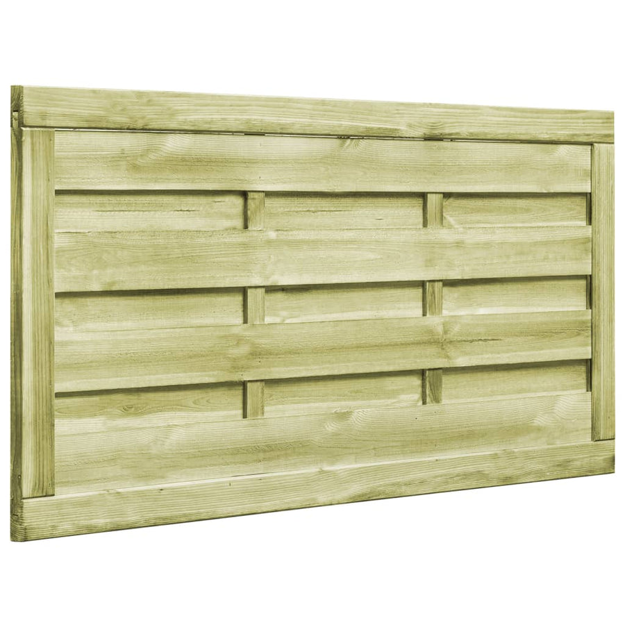 Poorten 2 st 150x75 cm geïmpregneerd grenenhout groen 150 x 75 cm