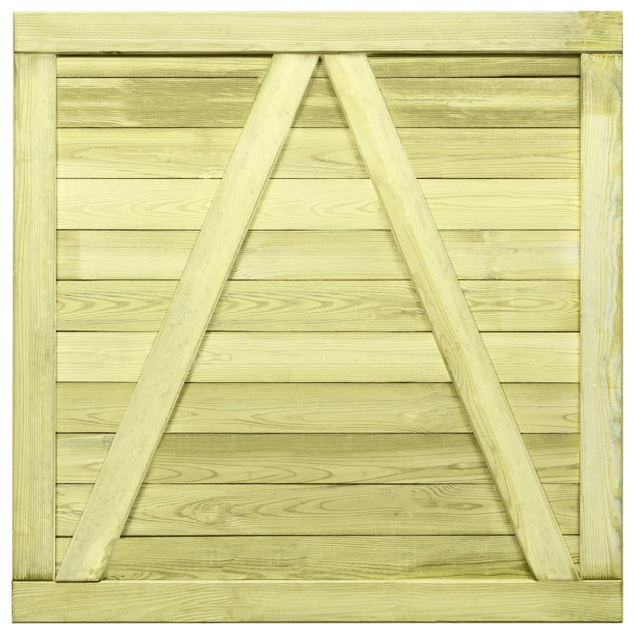 Poort 100x100 cm geïmpregneerd grenenhout 100 x 100 cm