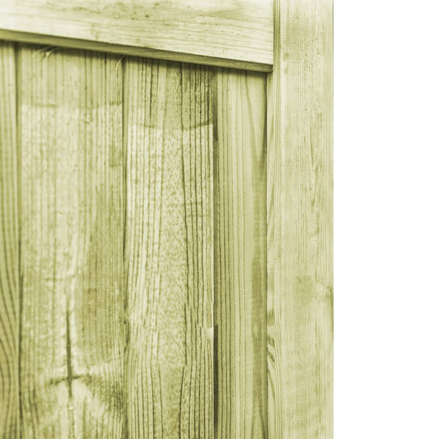 Poorten 2 st 300x100 cm geïmpregneerd grenenhout 300 x 100 cm