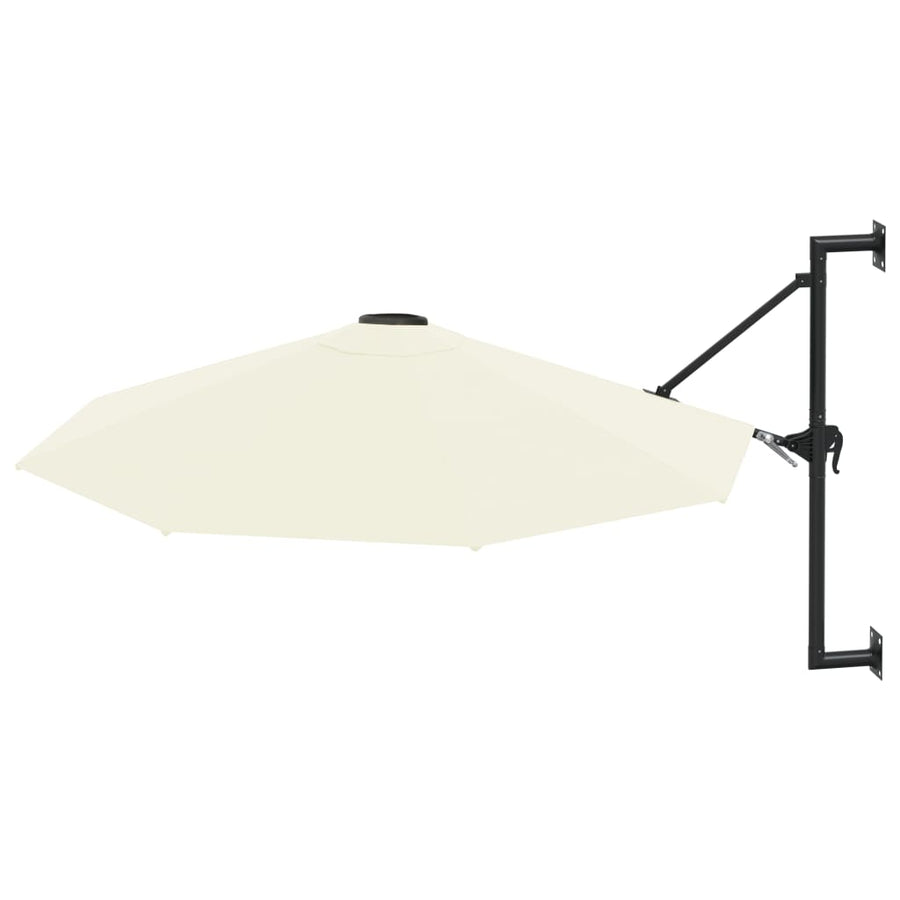 Wandparasol Met Metalen Paal 300 Cm Kleurig Zand