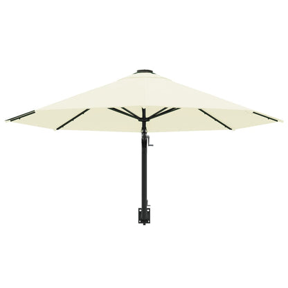 Wandparasol Met Metalen Paal 300 Cm Kleurig Zand