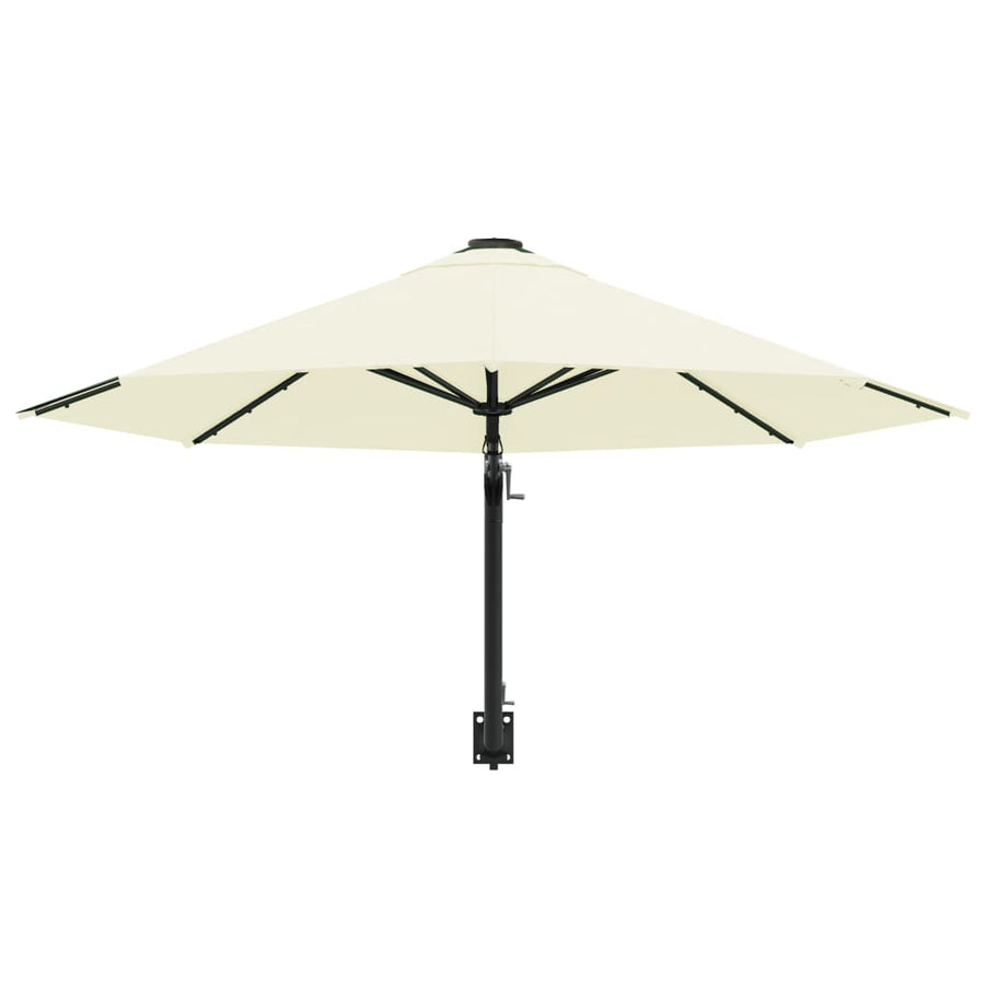 Wandparasol Met Metalen Paal 300 Cm Kleurig Zand