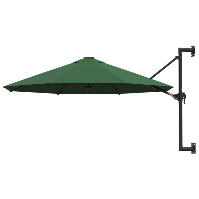 Wandparasol Met Metalen Paal 300 Cm Groen