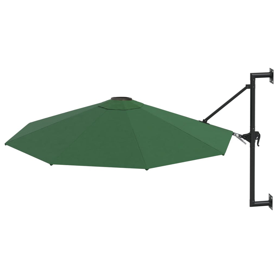 Wandparasol Met Metalen Paal 300 Cm Groen