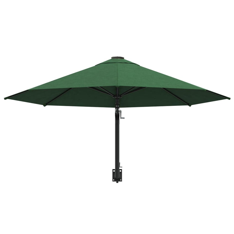 Wandparasol Met Metalen Paal 300 Cm Groen