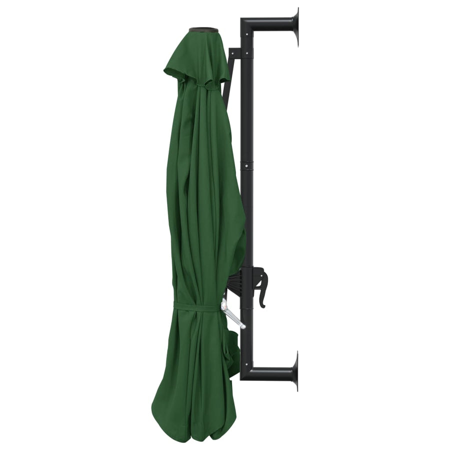 Wandparasol Met Metalen Paal 300 Cm Groen