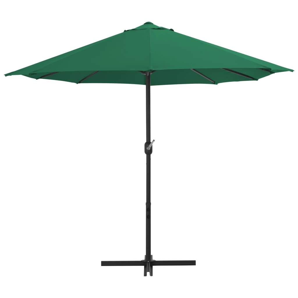 Parasol Met Aluminium Paal 460X270 Cm Groen Lichtgroen