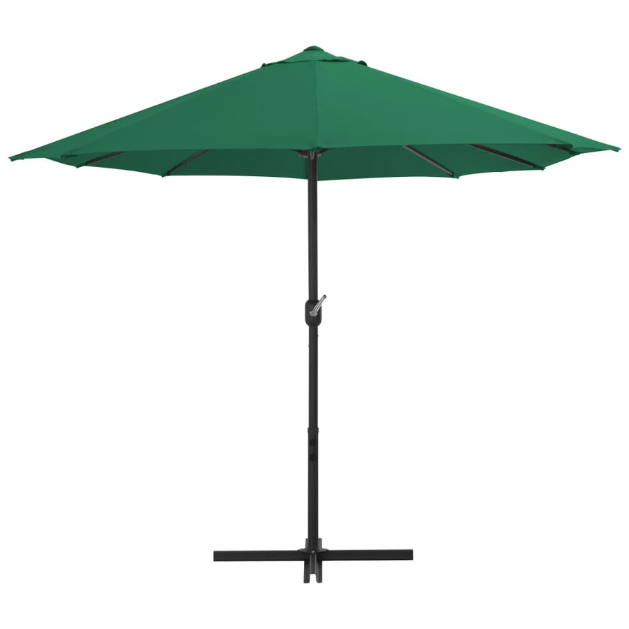 Parasol Met Aluminium Paal 460X270 Cm Groen Lichtgroen