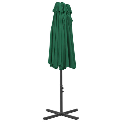 Parasol Met Aluminium Paal 460X270 Cm Groen Lichtgroen