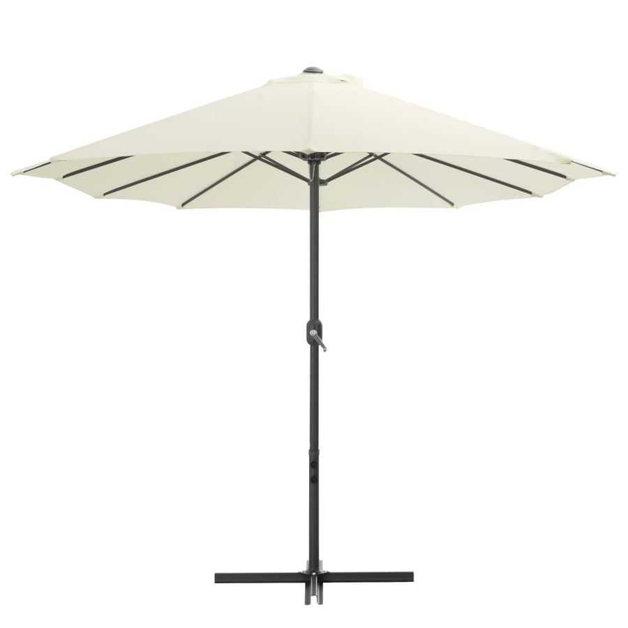 Parasol Met Aluminium Paal 460X270 Cm Kleurig Zand