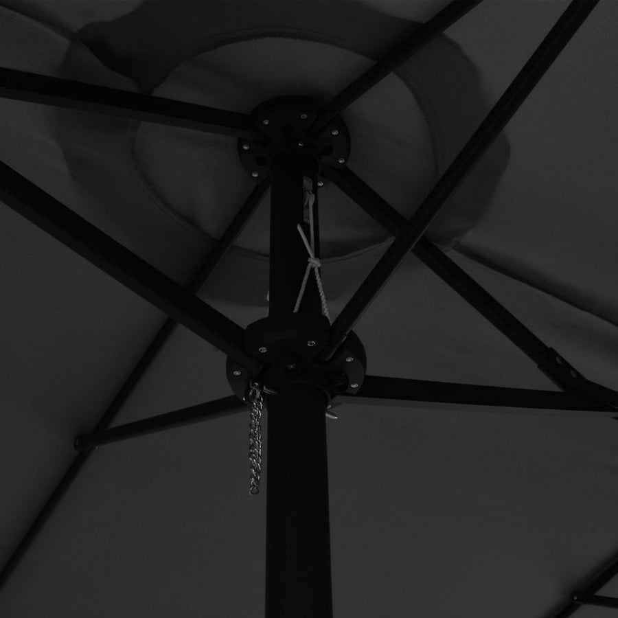 Parasol Met Aluminium Paal 460X270 Cm Antraciet