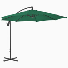 Zweefparasol Met Stalen Paal 300 Cm Groen Lichtgroen