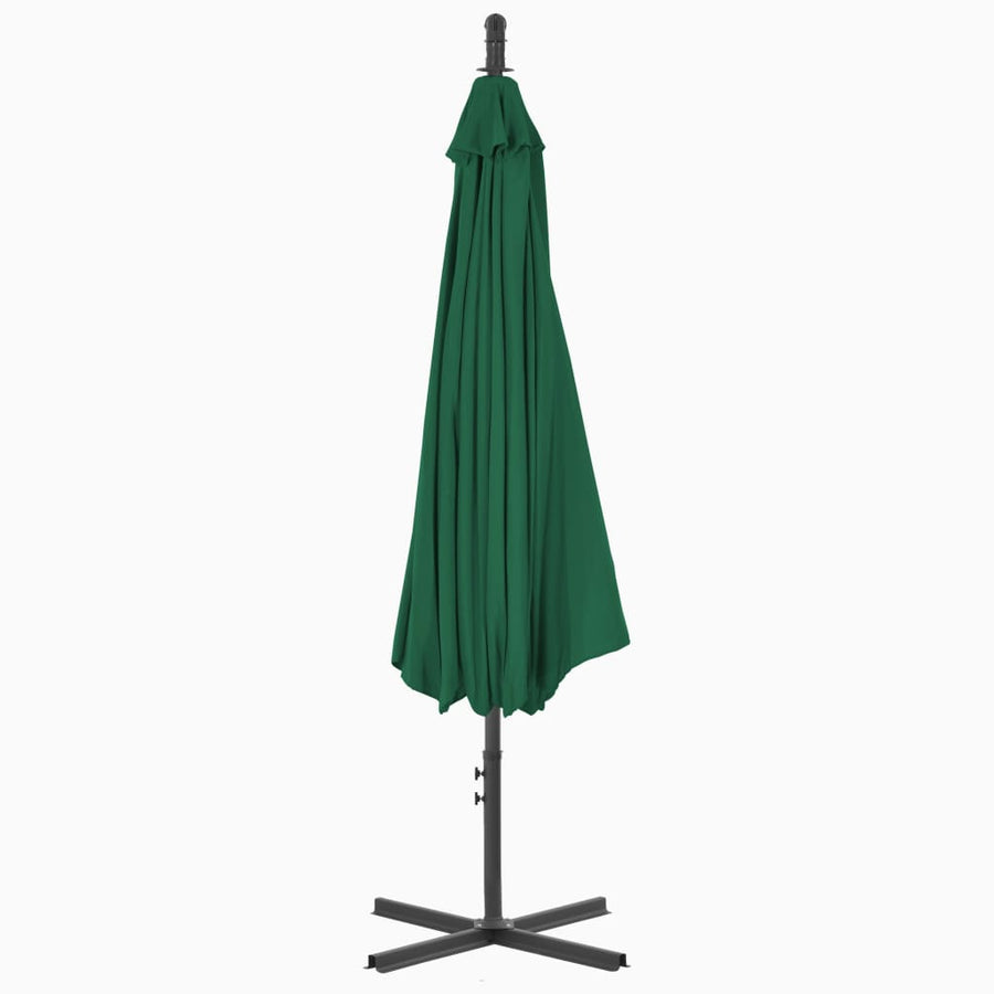 Zweefparasol Met Stalen Paal 300 Cm Groen Lichtgroen