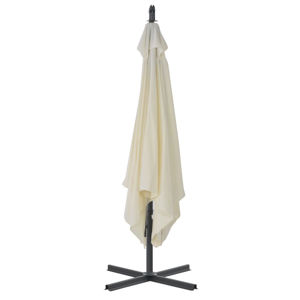 Zweefparasol Met Stalen Paal 300 Cm Kleurig Zand