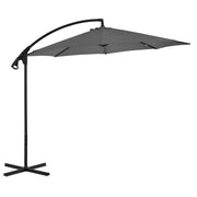 Zweefparasol 300 cm antraciet staal