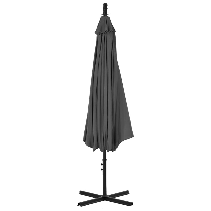 Zweefparasol Met Stalen Paal 300 Cm Antraciet