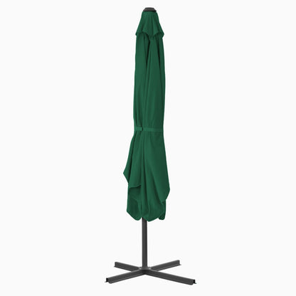 Parasol Met Stalen Paal 250X250 Cm Groen Lichtgroen