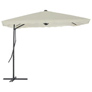 Parasol 250x250 cm zand staal