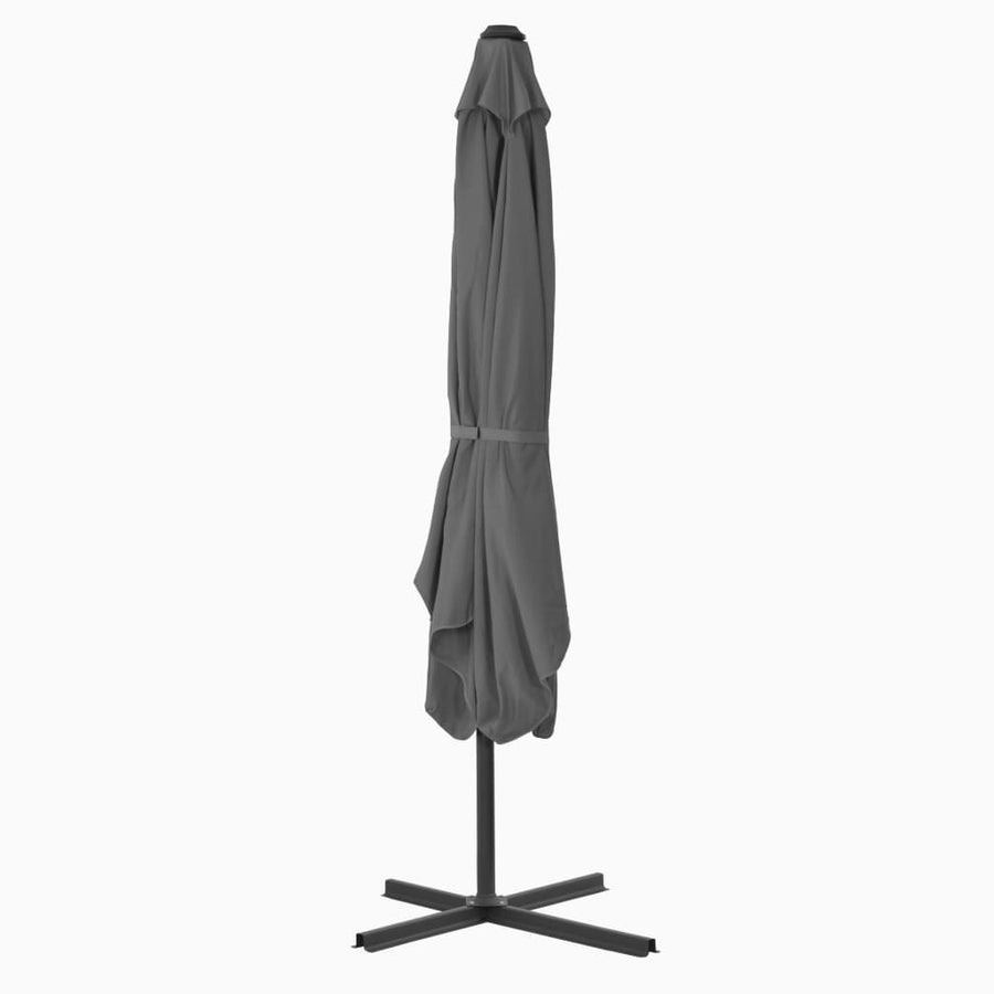Parasol Met Stalen Paal 250X250 Cm Antraciet