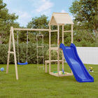 Swing seat and rope ladder 37x15 cm PE blue