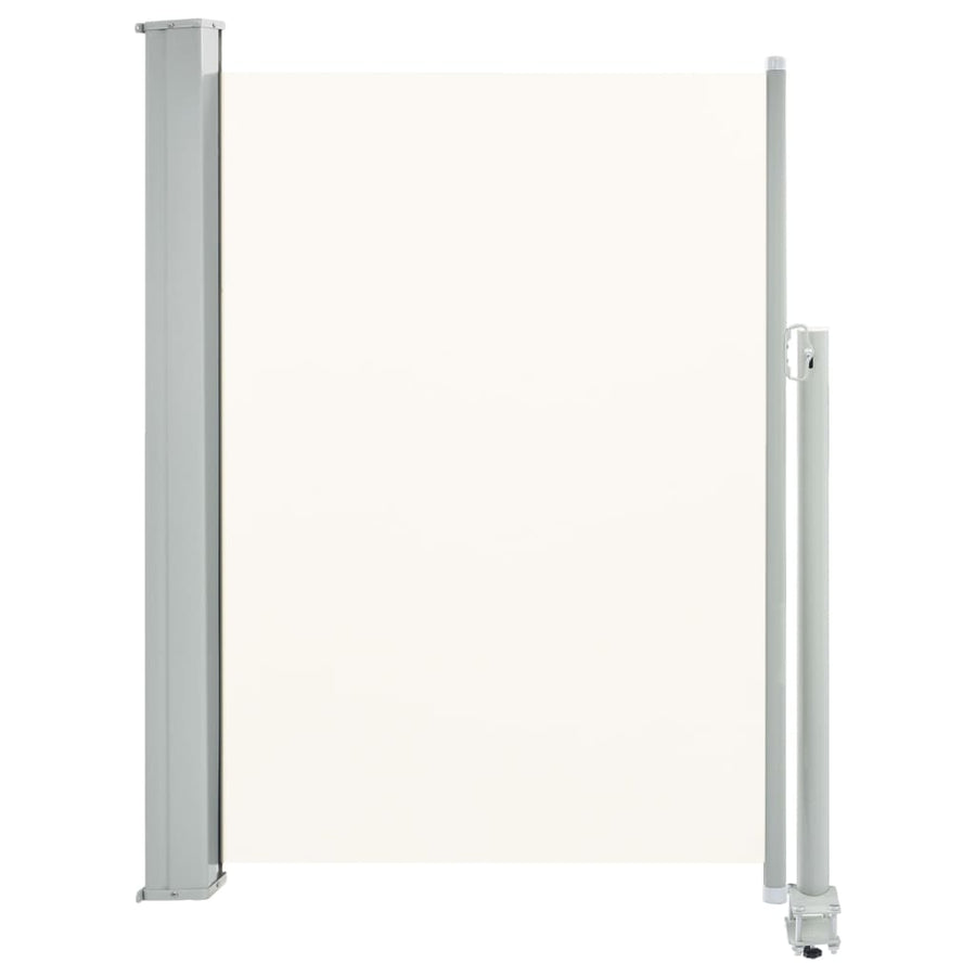 Tuinscherm Uittrekbaar Kleurig 100 x 300 cm Crème
