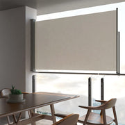 Tuinscherm uittrekbaar 140x300 cm crème