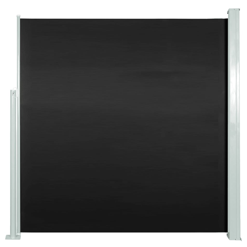 Windscherm Uittrekbaar 140 x 300 cm Zwart