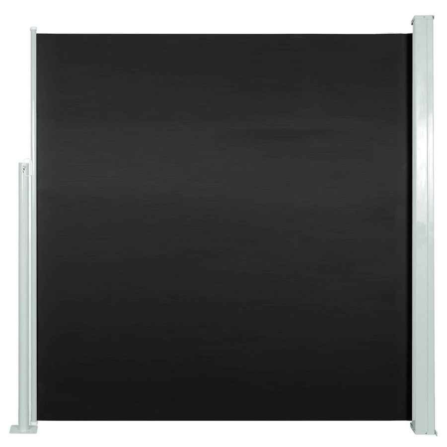 Windscherm Uittrekbaar 140 x 300 cm Zwart