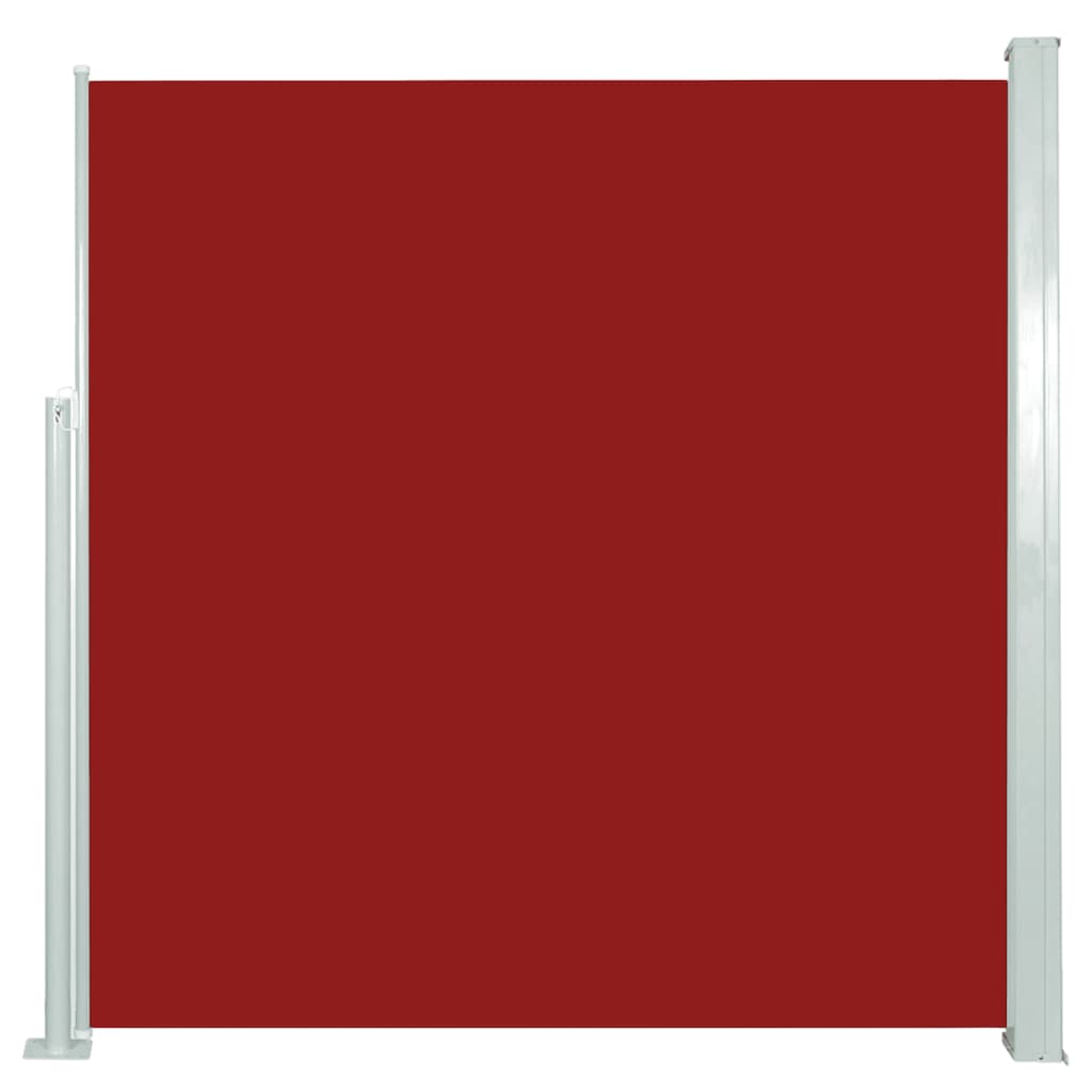 Windscherm Uittrekbaar 140 x 300 cm Rood