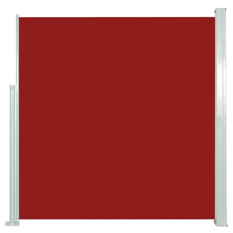 Windscherm Uittrekbaar 140 x 300 cm Rood