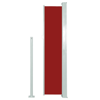 Windscherm Uittrekbaar 140 x 300 cm Rood
