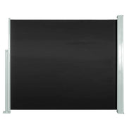 Windscherm uittrekbaar 120x300 cm groengrijs zwart
