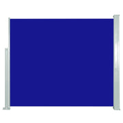 Windscherm uittrekbaar 300x120 cm blauw