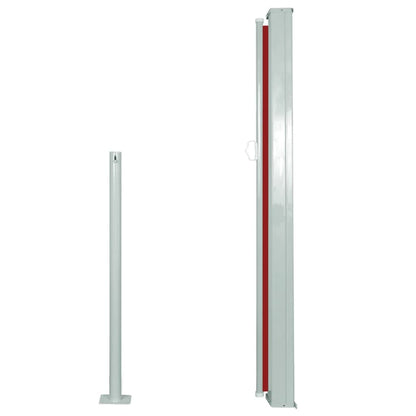 Windscherm Uittrekbaar 120 x 300 cm Rood