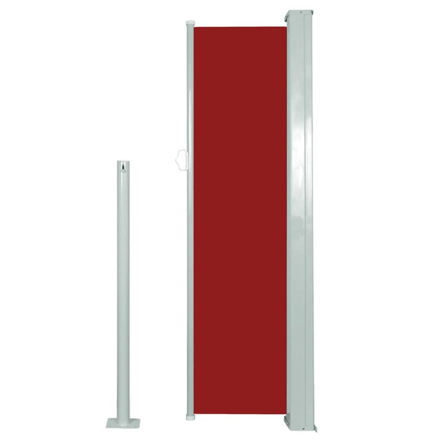 Windscherm Uittrekbaar 120 x 300 cm Rood