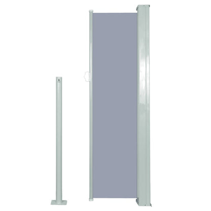 Windscherm Uittrekbaar 120X300 Cm Grijs 120 x 300 cm
