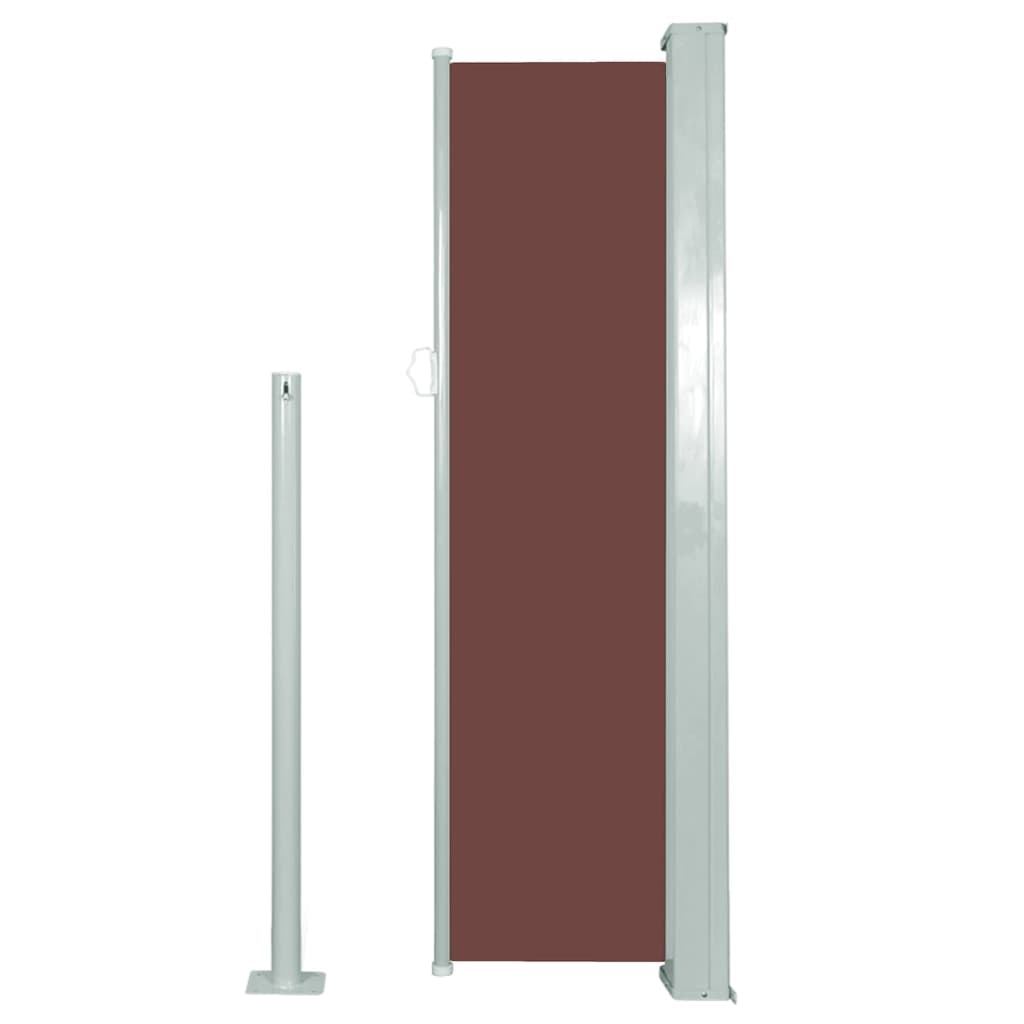 Windscherm Uittrekbaar 120X300 Cm Bruin 120 x 300 cm