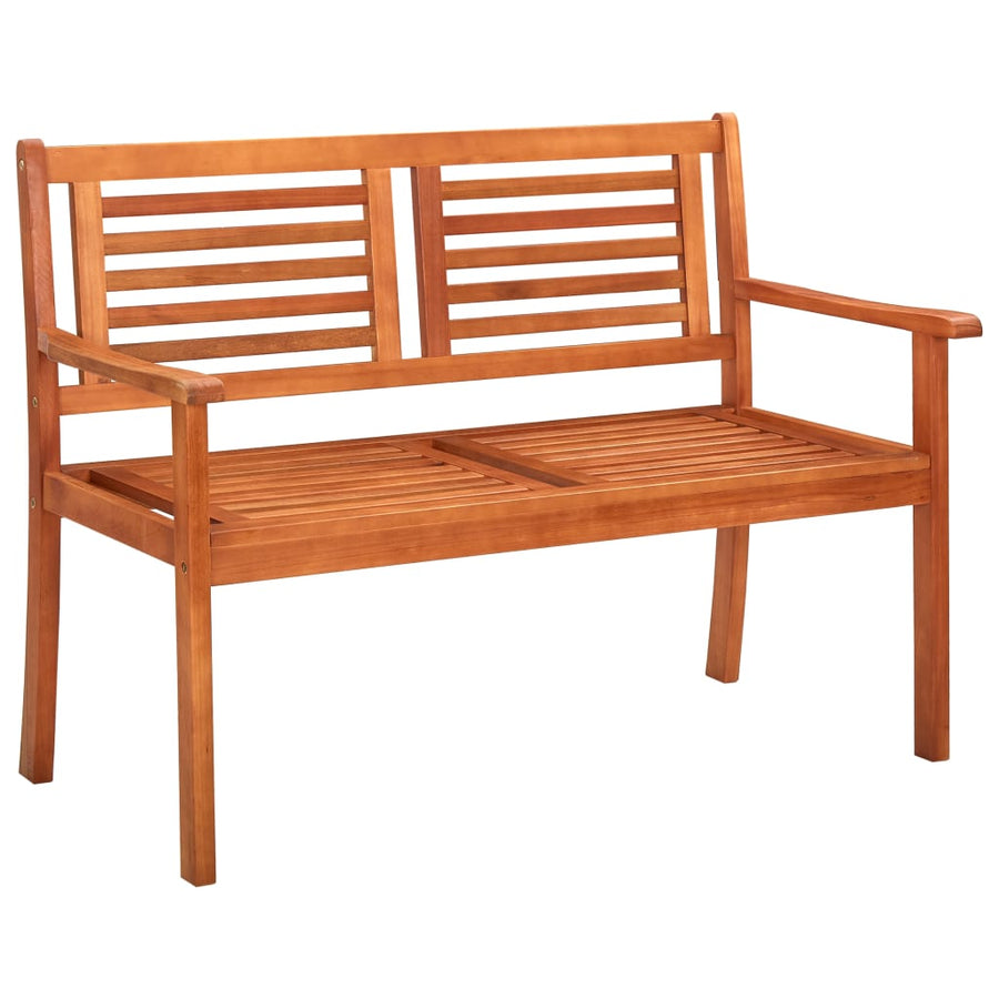 Tweezits Tuinbank 20 Cm Massief Eucalyptushout 120x60x89 cm